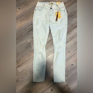 Hybrid & Company light washed skinny jeans size 3 new with tags